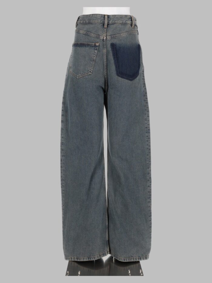 mm6 maison margiela jeans 5 tasche in denim di cotone MM6 MAISON MARGIELA Jeans 5 Tasche In Denim Di Cotone