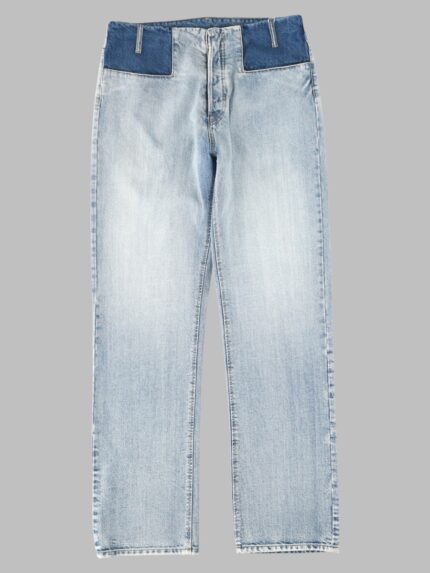 Maison Margiela Jeans A Gamba Dritta In Denim