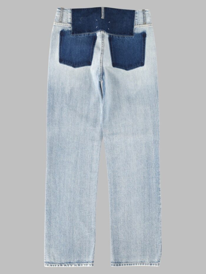 Maison Margiela Jeans A Gamba Dritta In Denim