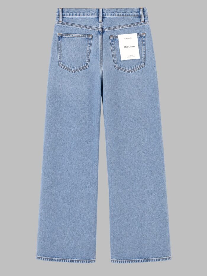 FRAME JEANS AMPIO IN DENIM DI COTONE