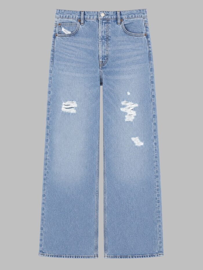 FRAME JEANS AMPIO IN DENIM DI COTONE