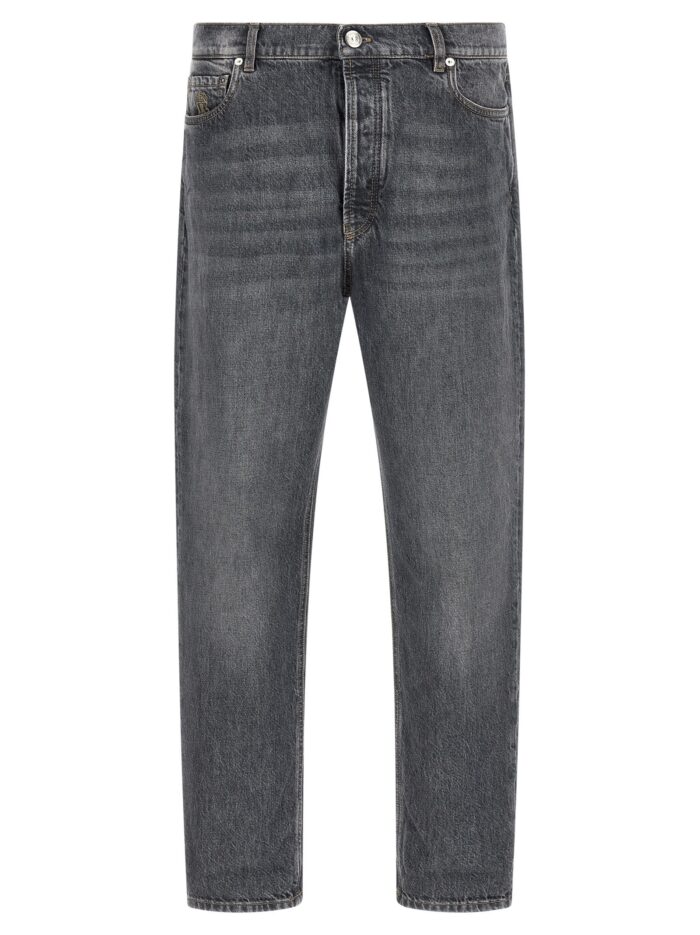 brunello cucinelli jeans denim greyscale Brunello Cucinelli Jeans Denim Greyscale