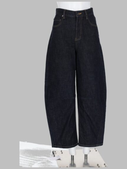 SELF-PORTRAIT JEANS DRITTI IN DENIM DI COTONE