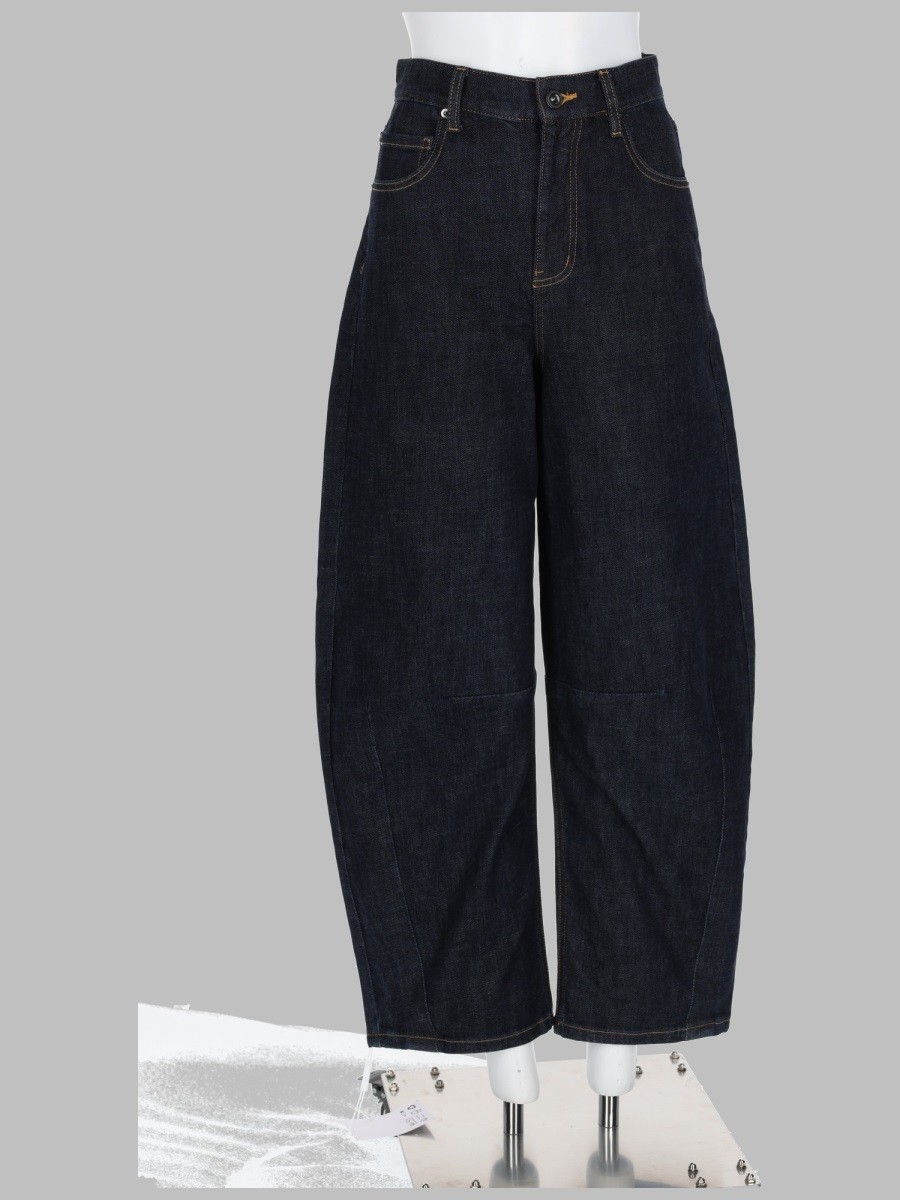 SELF-PORTRAIT JEANS DRITTI IN DENIM DI COTONE