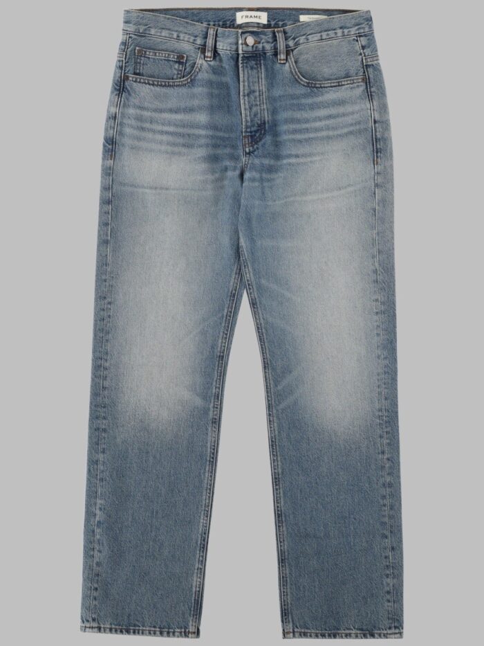 frame jeans dritto in denim di cotone FRAME JEANS DRITTO IN DENIM DI COTONE