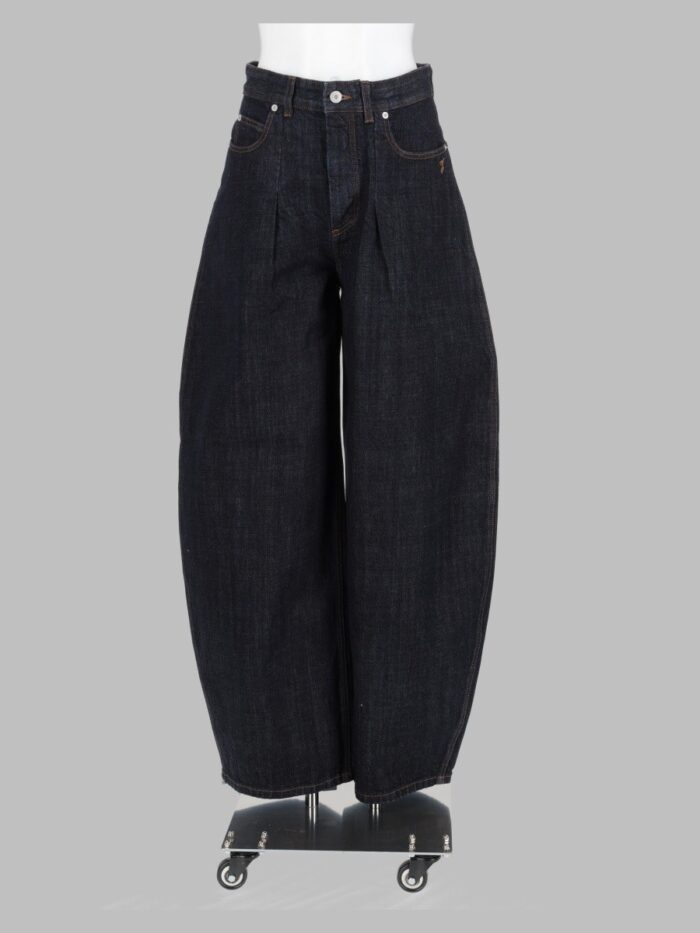 jacquemus jeans in denim "de nimes ovalo" JACQUEMUS Jeans In Denim "De-Nimes Ovalo"