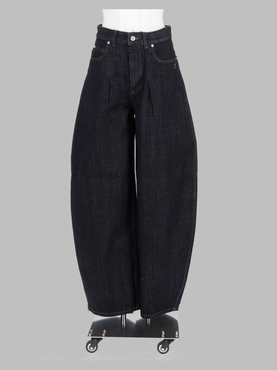 JACQUEMUS Jeans In Denim "De-Nimes Ovalo"