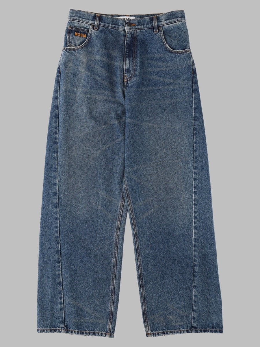 Msgm Jeans In Denim Di Cotone