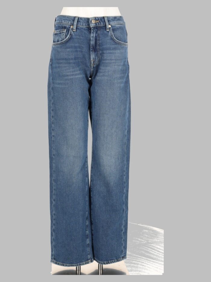 7 for all mankind jeans in denim di cotone 7 FOR ALL MANKIND Jeans In Denim Di Cotone