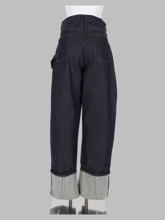 Jw Anderson Jeans Twisted Turn-up Workwear