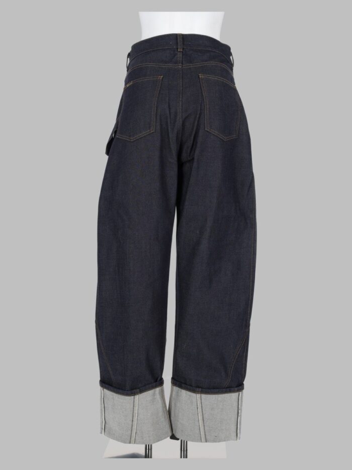 Jw Anderson Jeans Twisted Turn-up Workwear