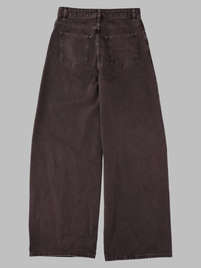 Msgm Jeans Wide Leg In Cotone