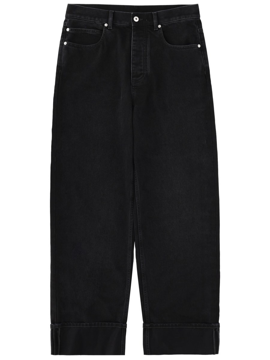 Bottega Veneta JEANS WITH FOLDED HEM