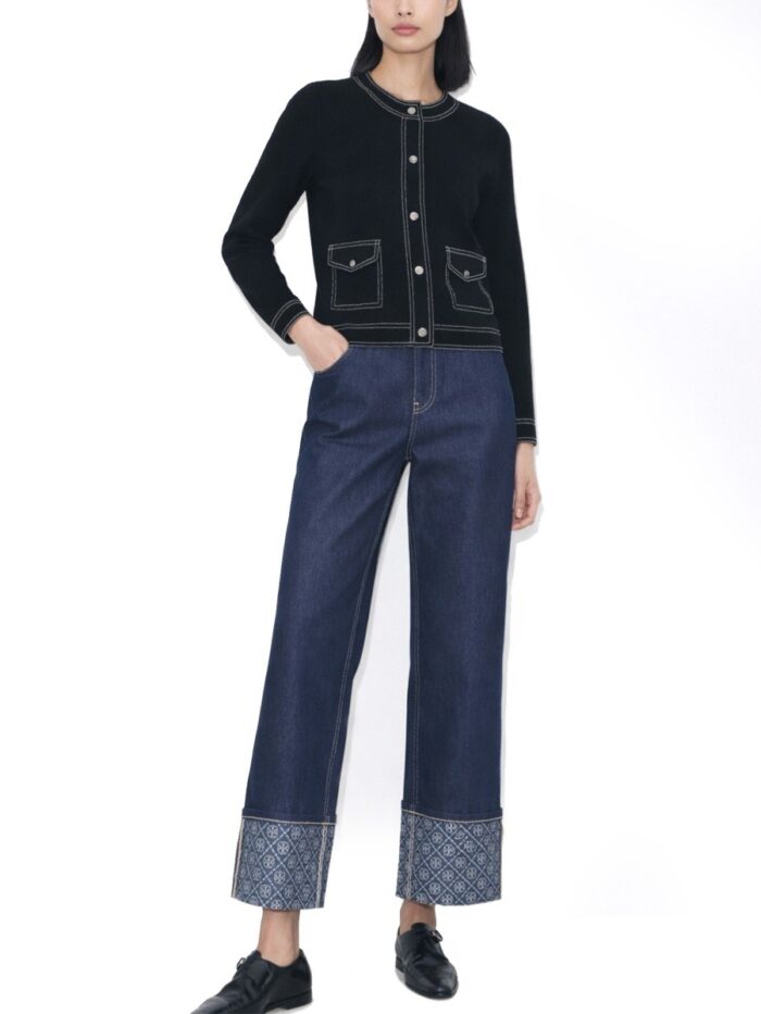 Tory Burch Jeans With Lapels