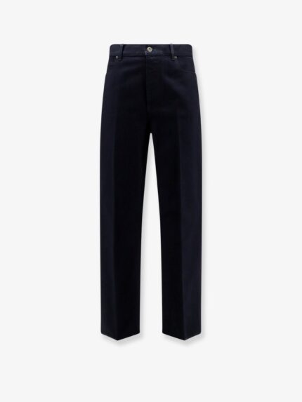 Bottega Veneta Jeans With Leather Patch With Embossed Intrecciato Motif