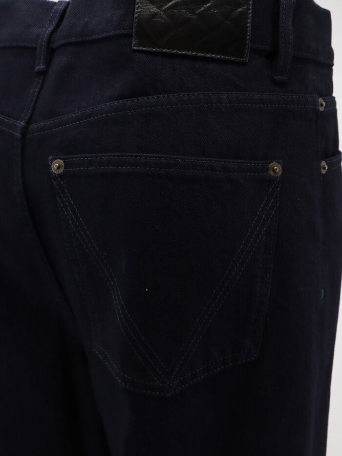 Bottega Veneta Jeans With Leather Patch With Embossed Intrecciato Motif