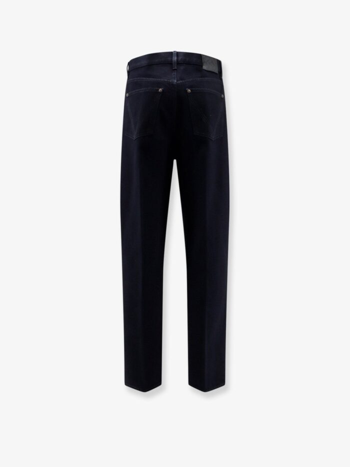 Bottega Veneta Jeans With Leather Patch With Embossed Intrecciato Motif