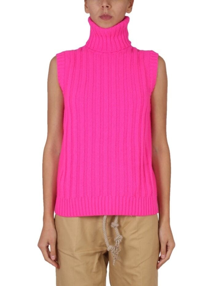 JEJIA SLEEVELESS TURTLENECK SWEATER
