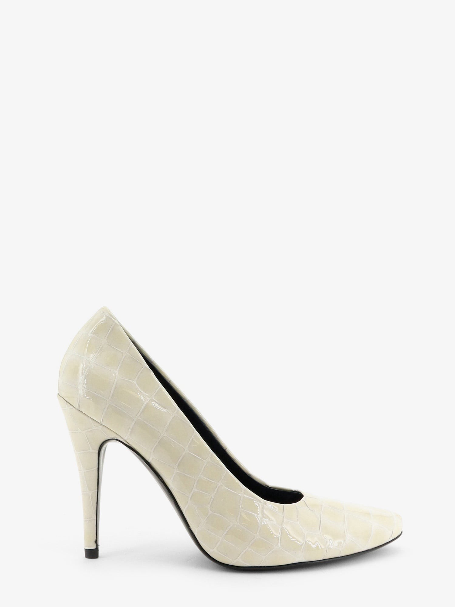 JUDE Jerry Leather Décolleté With Croco Motif