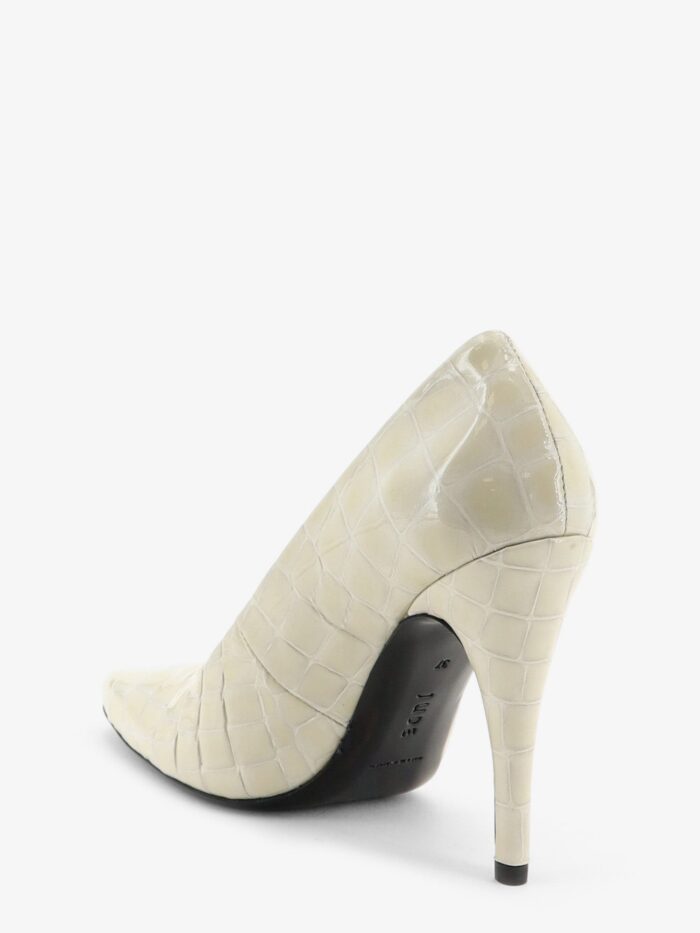 JUDE Jerry Leather Décolleté With Croco Motif
