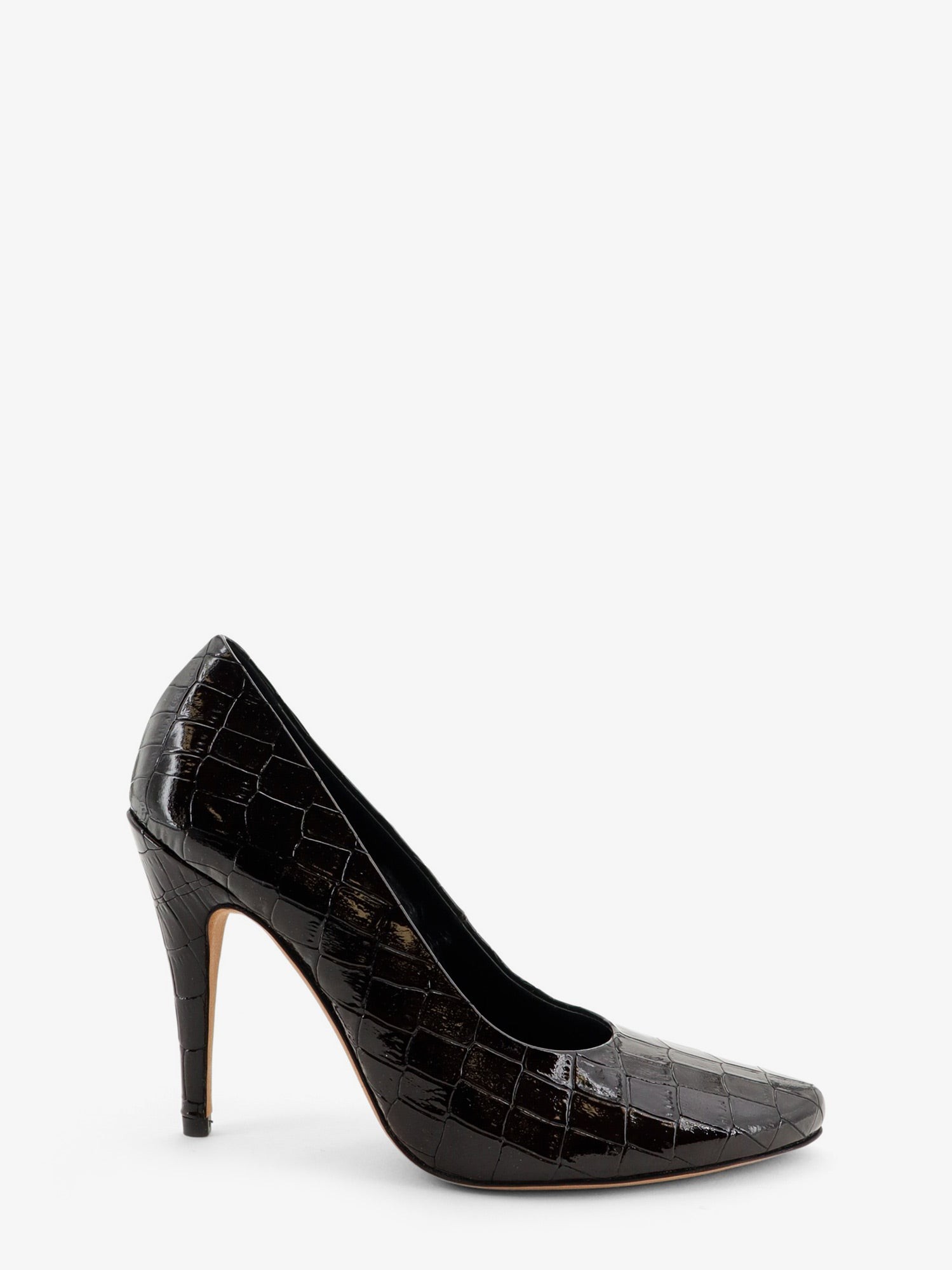 JUDE Jerry Leather Décolleté With Croco Print