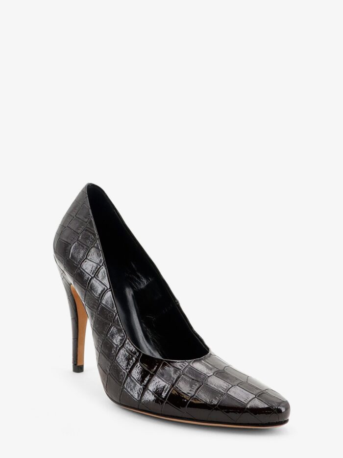JUDE Jerry Leather Décolleté With Croco Print