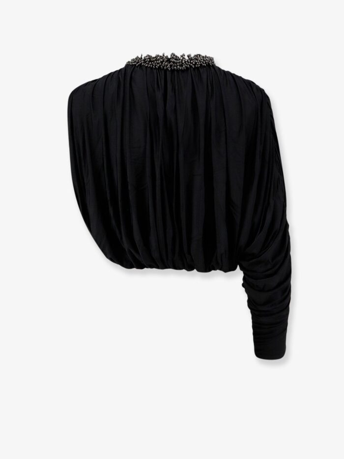 SELF PORTRAIT Jerset Top With Asymmetric Sleeves