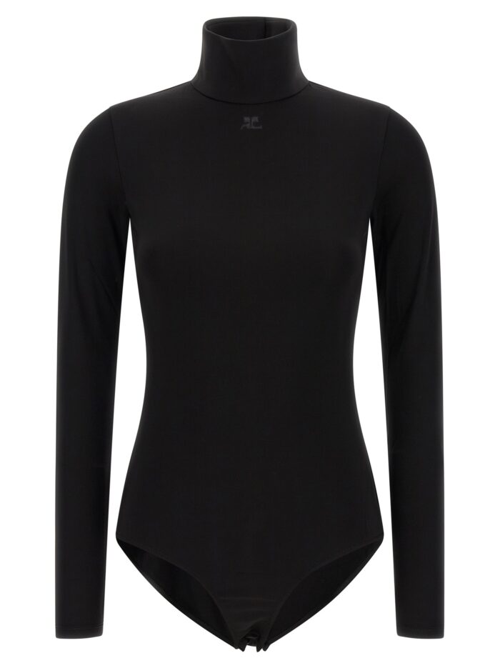 courreges 'jersey mockneck' bodysuit COURREGES 'Jersey Mockneck' Bodysuit