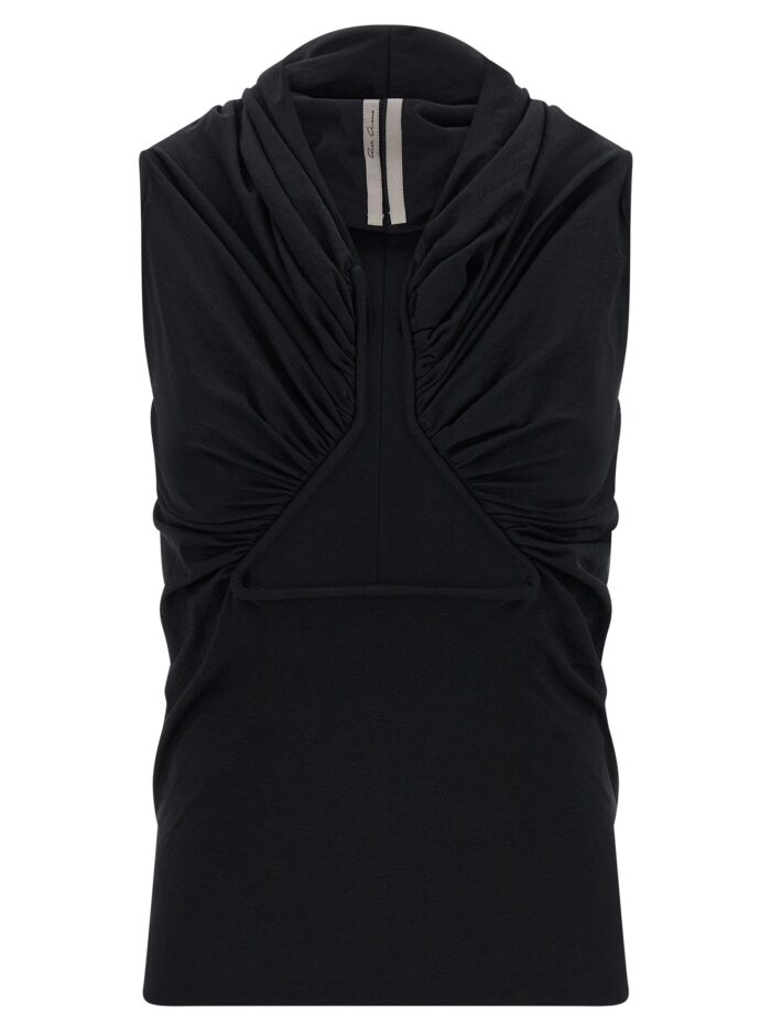 rick owens 'jersey ss prong' top RICK OWENS 'Jersey SS Prong' Top
