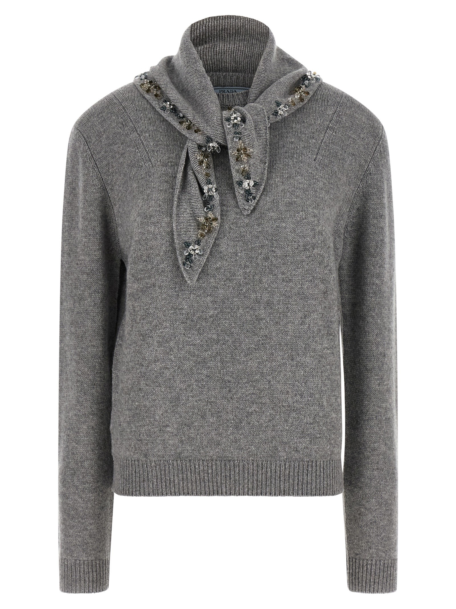 PRADA Jewel Bandana Sweater