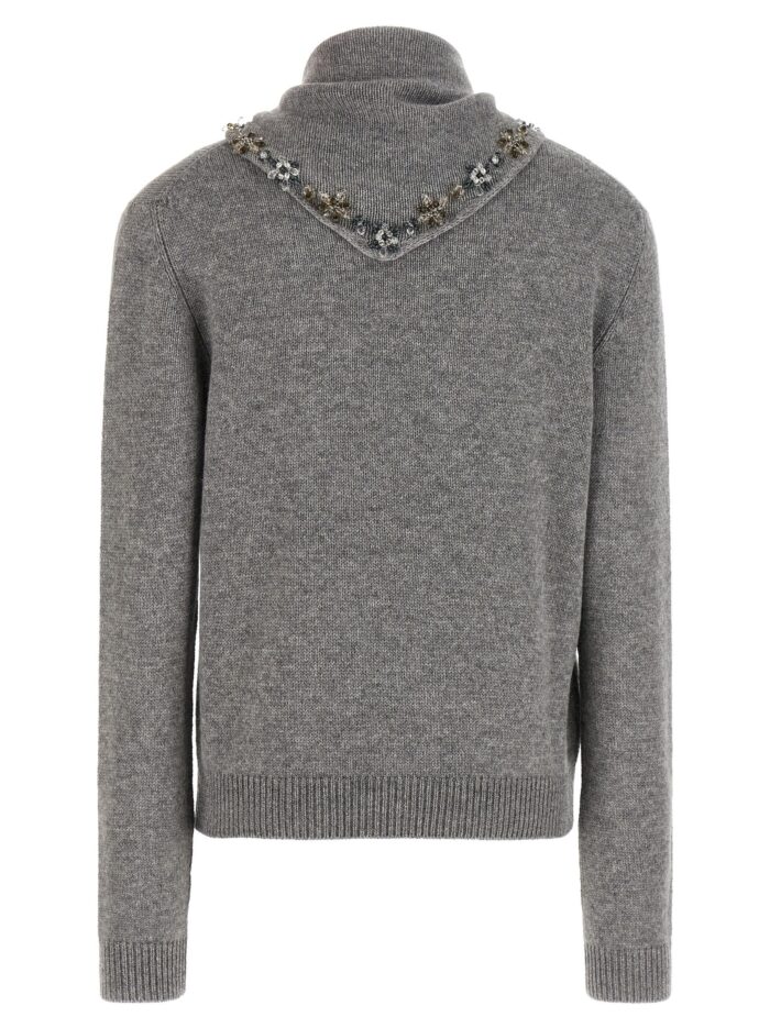PRADA Jewel Bandana Sweater