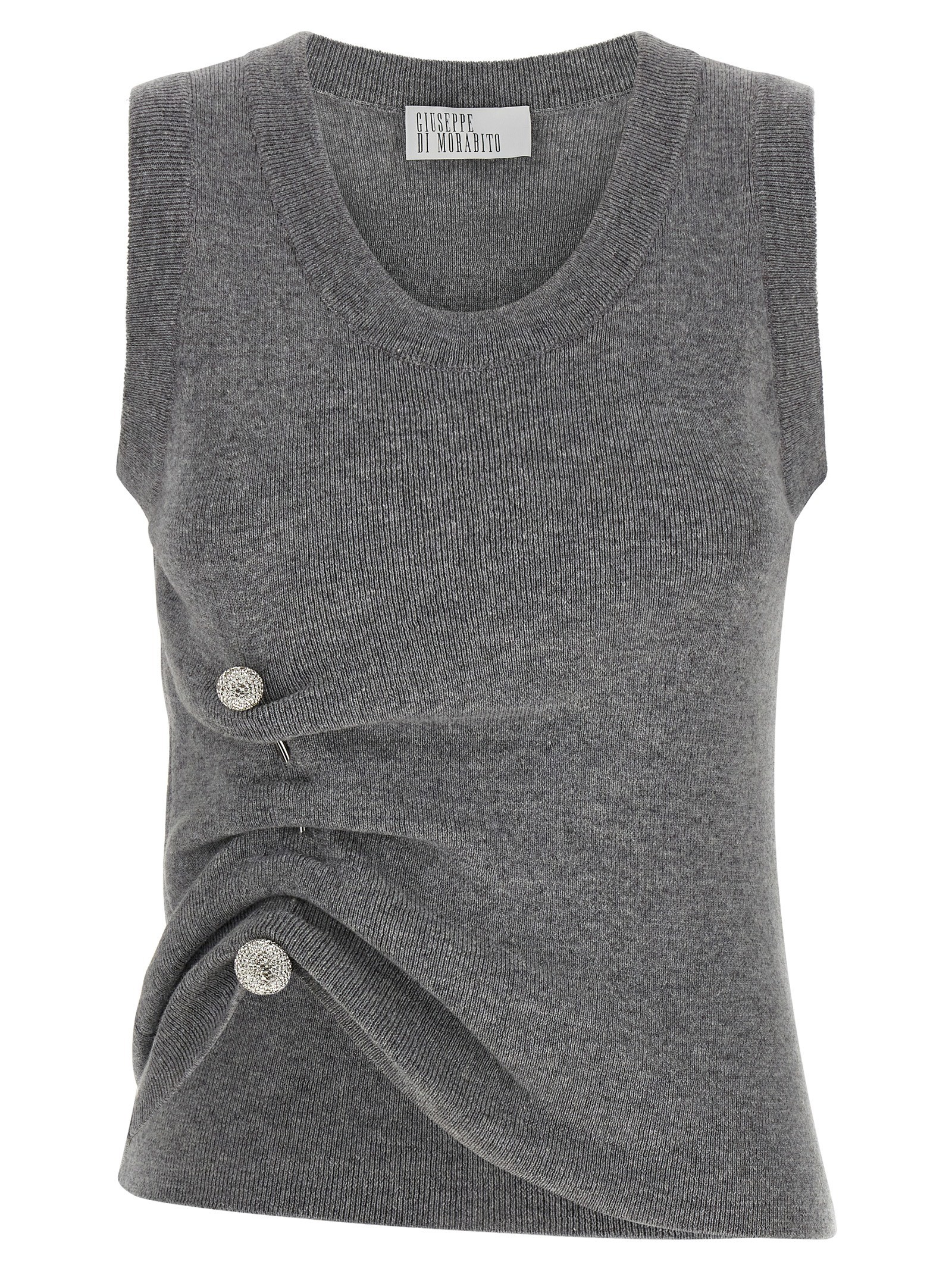 GIUSEPPE DI MORABITO Jewel Brooch Top