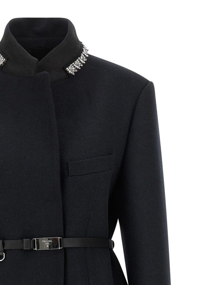 PRADA Jewel Collar Coat