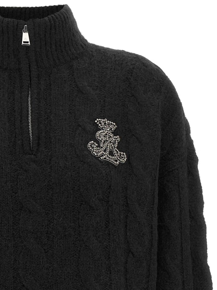 LAUREN RALPH LAUREN Jewel Logo Sweater