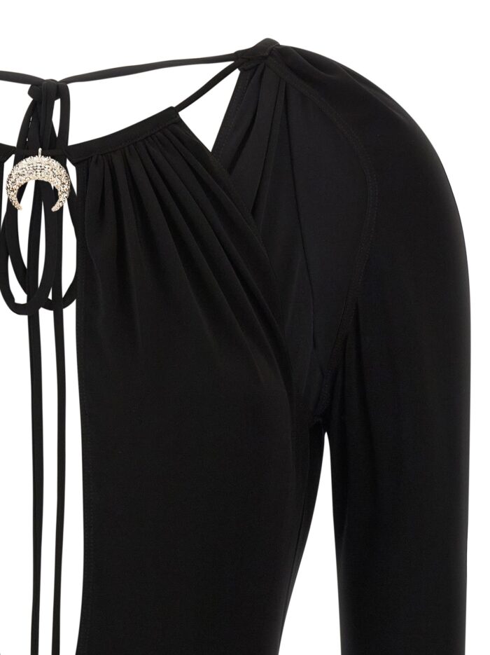 MARINE SERRE Jewel Pendant Bodysuit