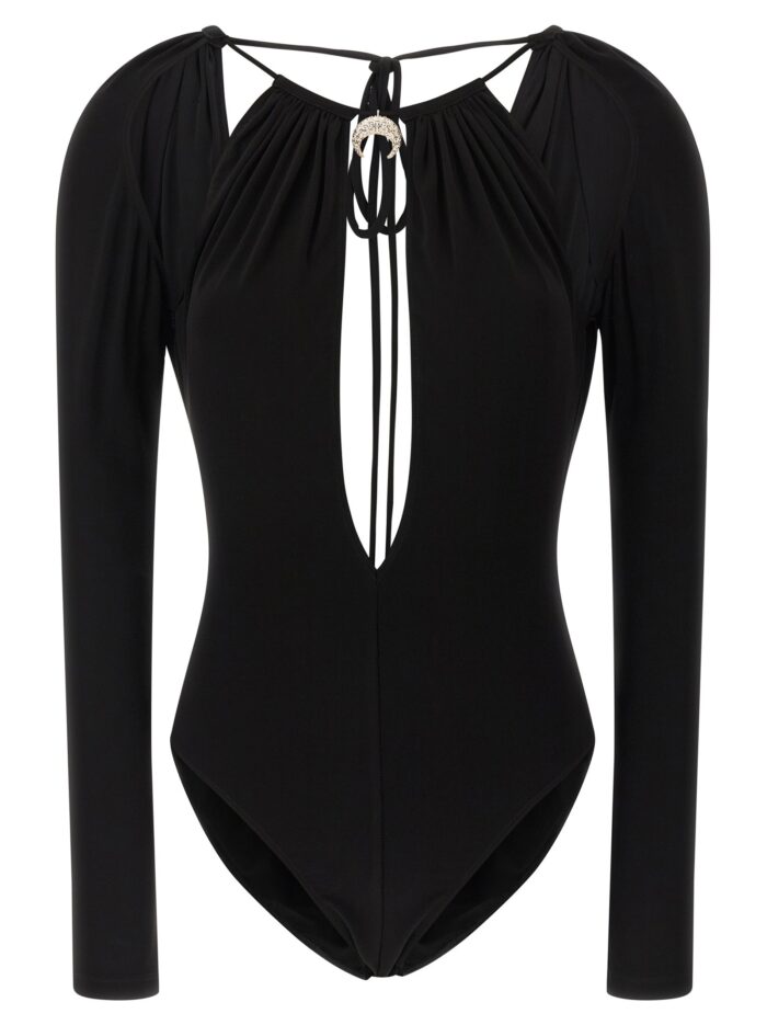 marine serre jewel pendant bodysuit MARINE SERRE Jewel Pendant Bodysuit