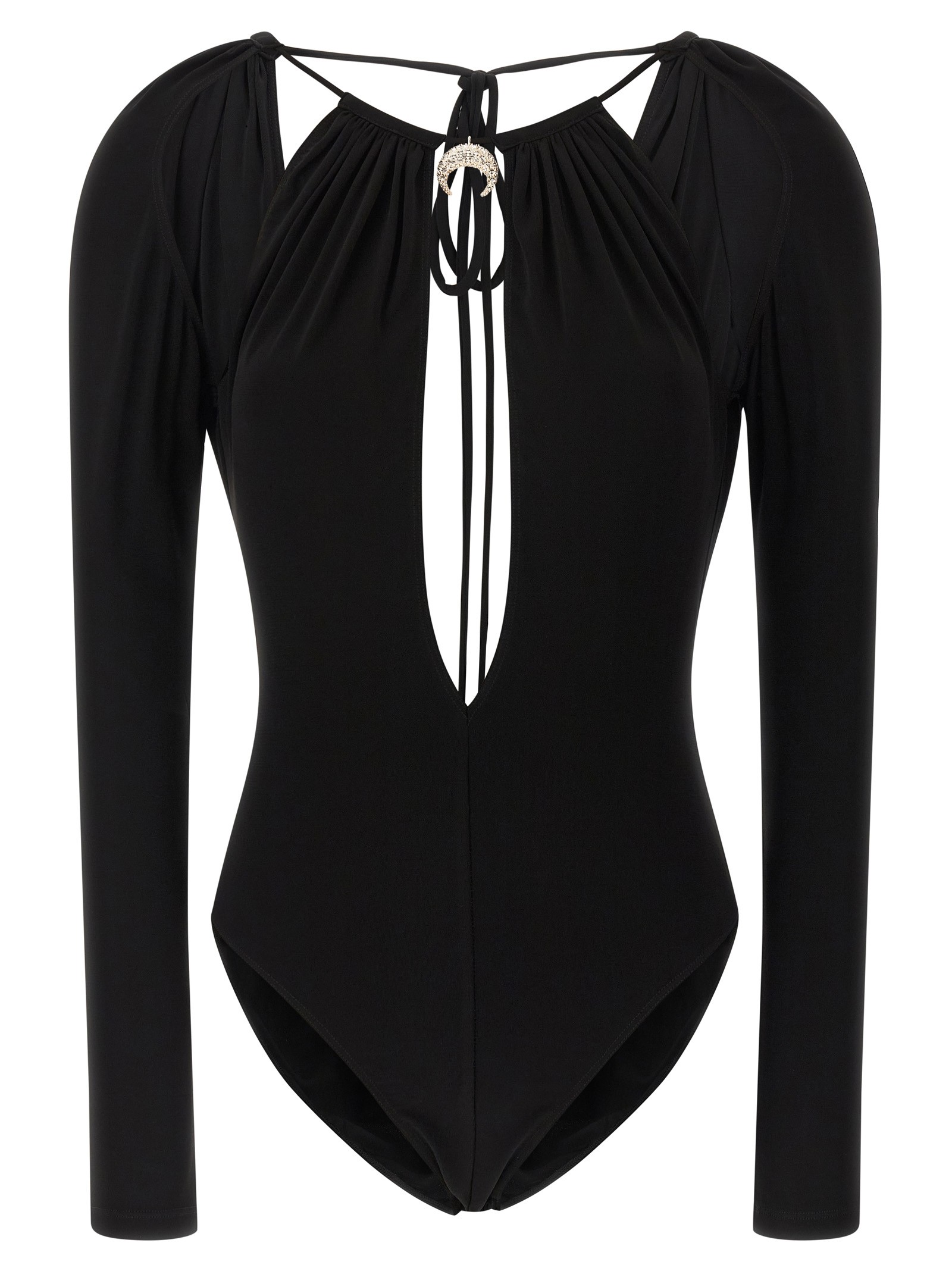 MARINE SERRE Jewel Pendant Bodysuit