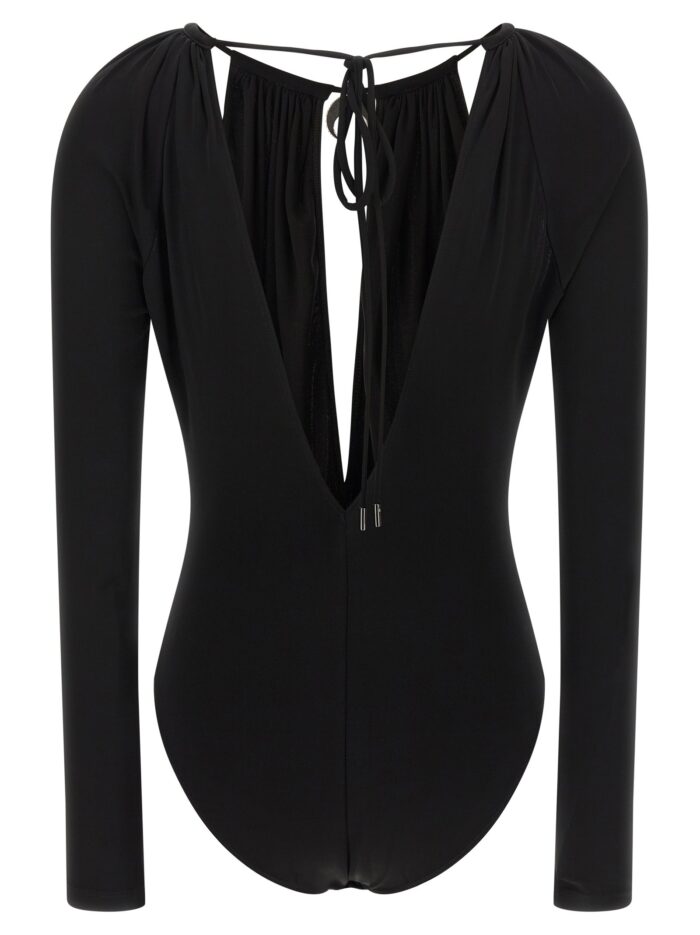 MARINE SERRE Jewel Pendant Bodysuit