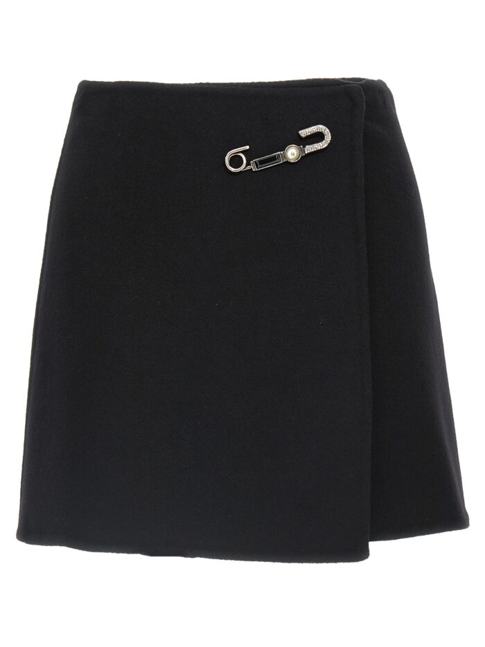 ermanno scervino jewel pin skirt ERMANNO SCERVINO Jewel Pin Skirt