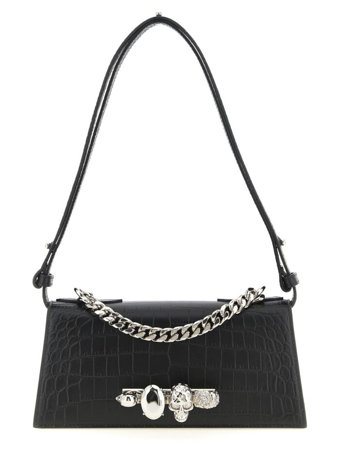 mcqueen 'jewelled' mini shoulder bag MCQUEEN 'Jewelled' Mini Shoulder Bag