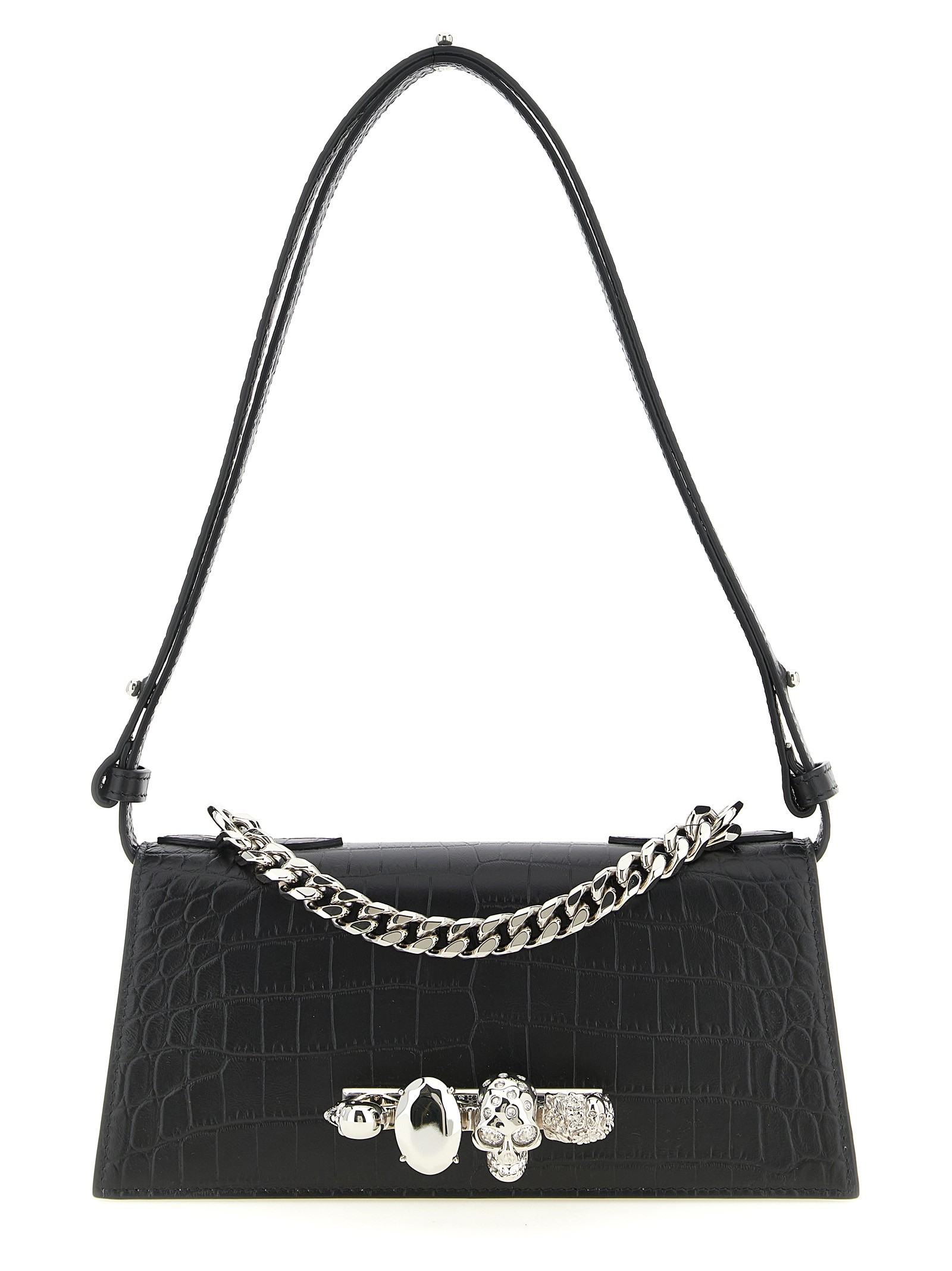 MCQUEEN 'Jewelled' Mini Shoulder Bag