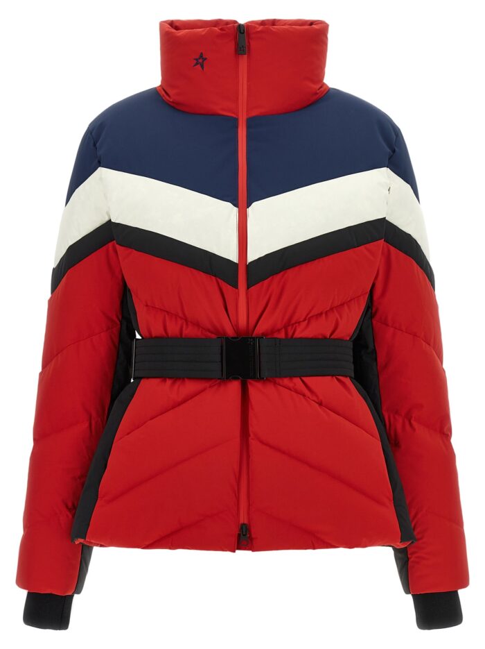 perfect moment 'jg down' red ski jacket PERFECT MOMENT 'JG Down' Red Ski Jacket