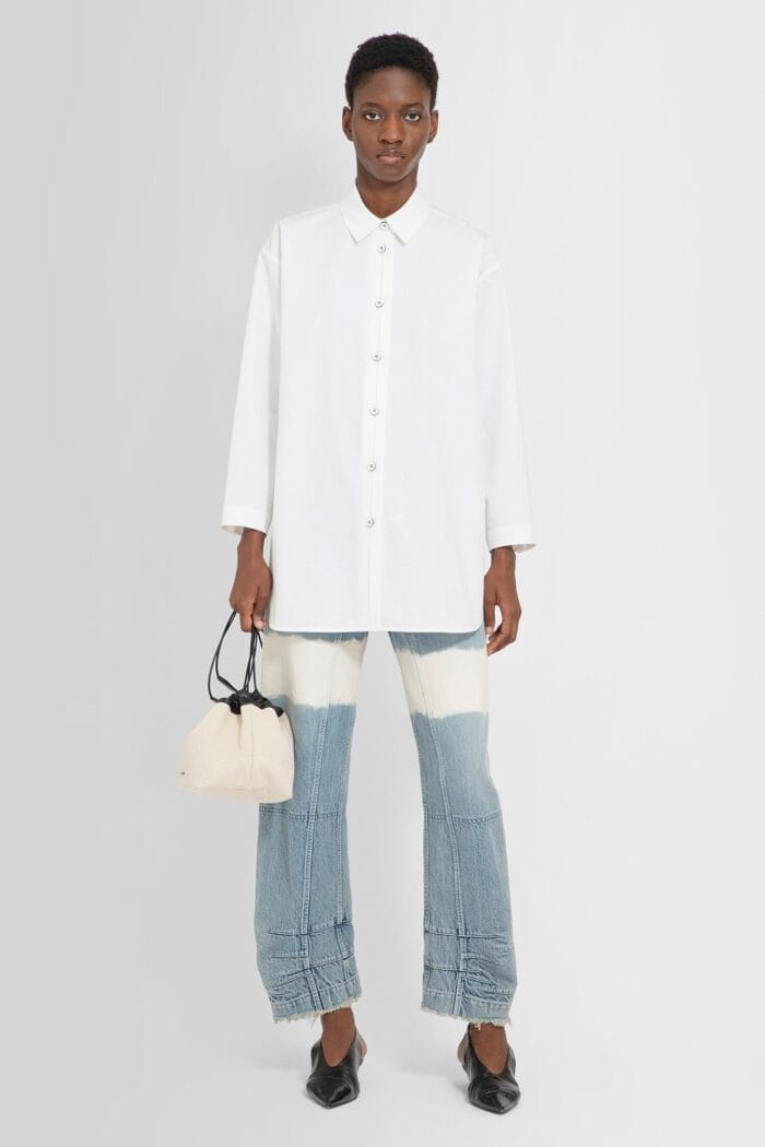 JIL SANDER 69 Aw 20 Treated Jeans