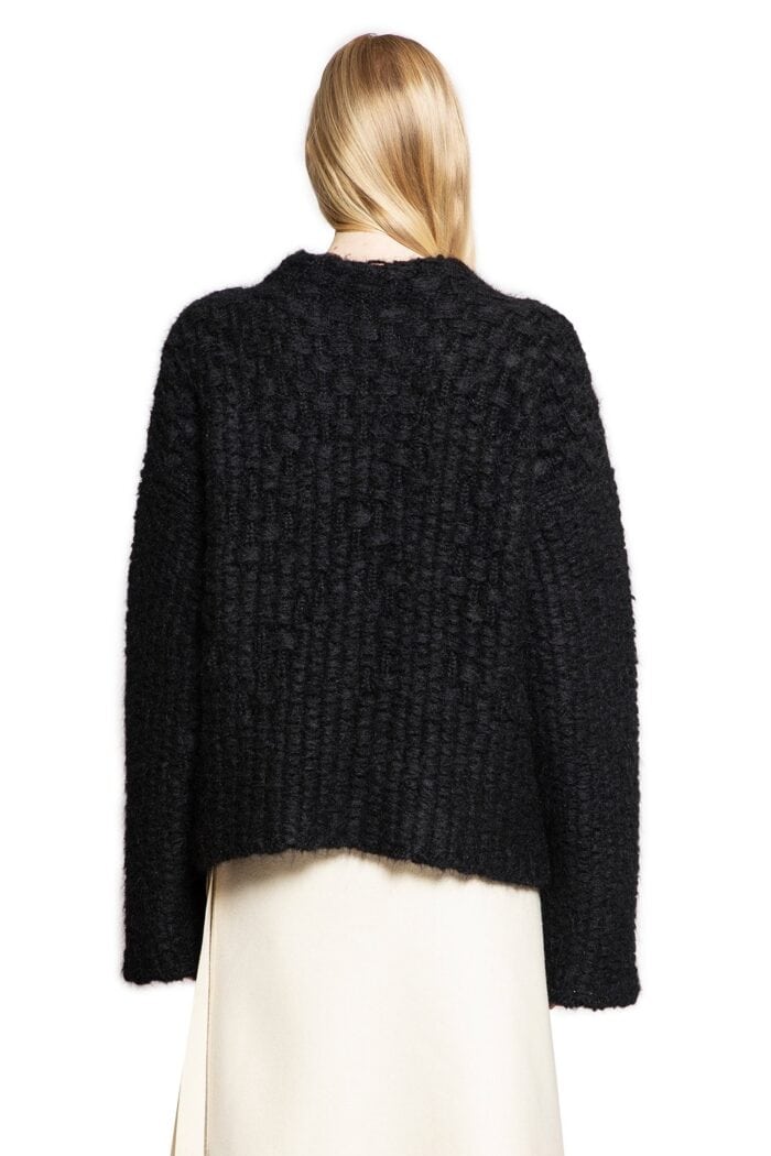 JIL SANDER Alpaca Mohair Basketweave Jumper