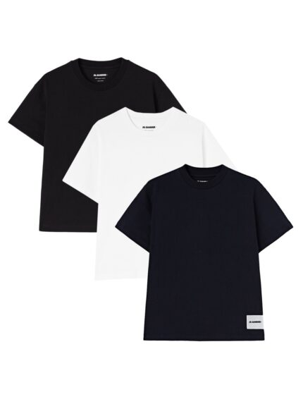 JIL SANDER CONFEZIONE DA TRE T-SHIRT