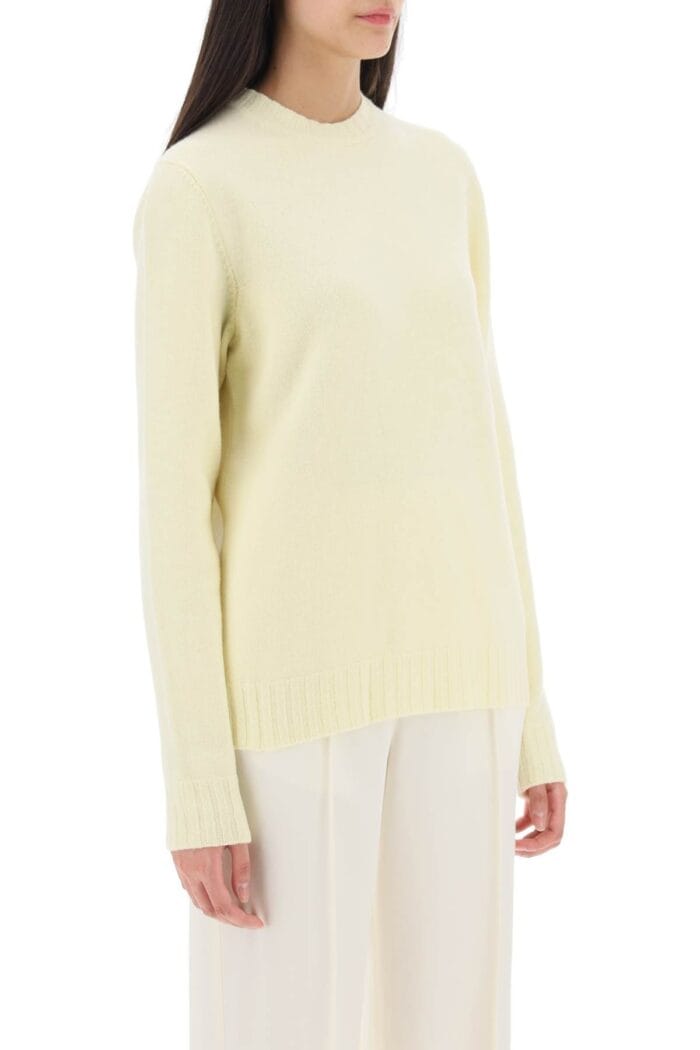 Jil Sander Crew-neck Sweater In Wool