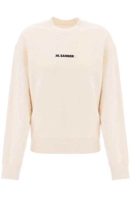 JIL SANDER Crew-neck Sweatshirt With Logo Print