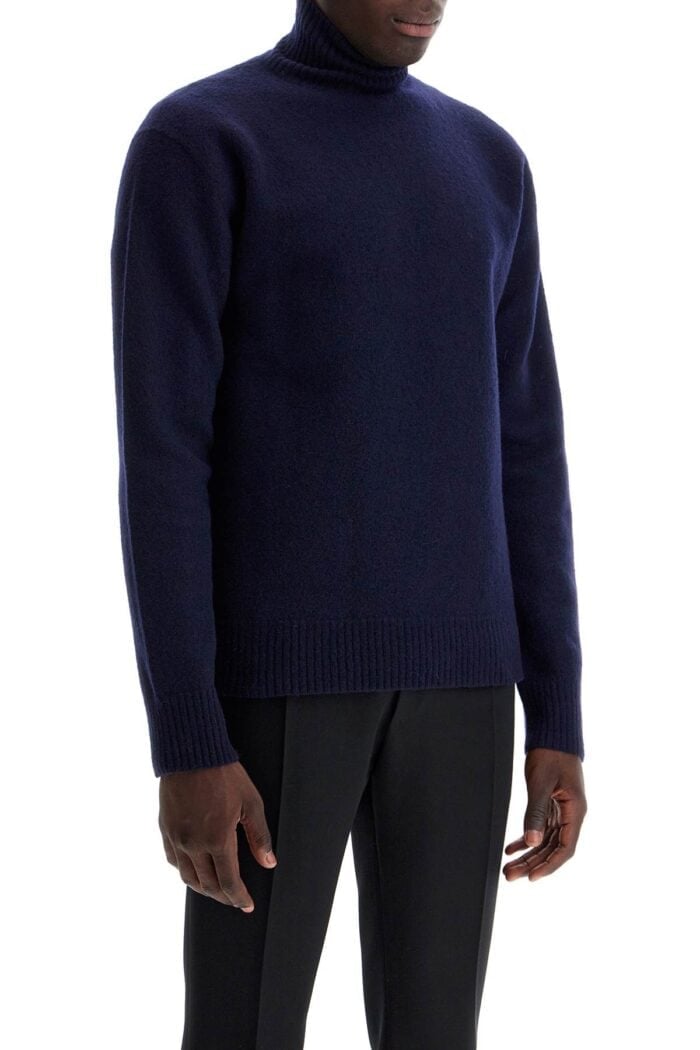 JIL SANDER High-neck Wool Pullover Sweater