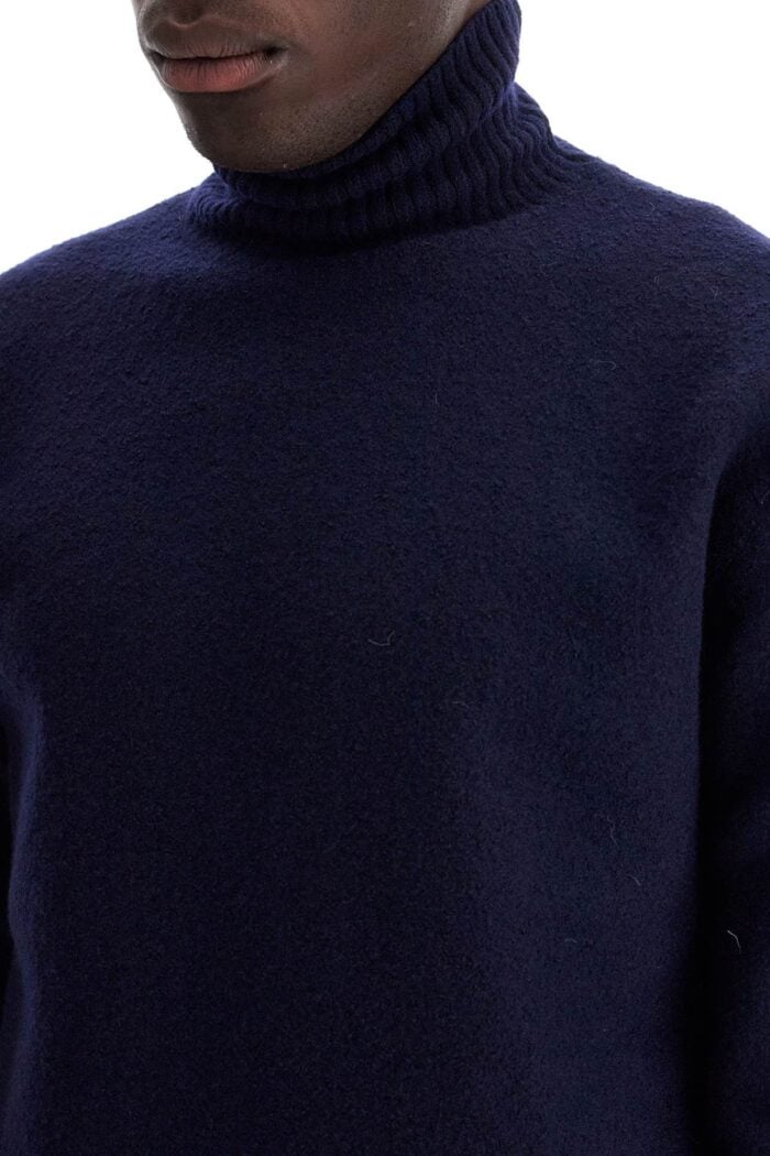 JIL SANDER High-neck Wool Pullover Sweater