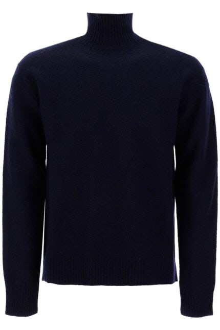 JIL SANDER High-neck Wool Pullover Sweater